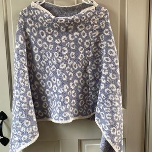 Poncho Periwinkle Blue